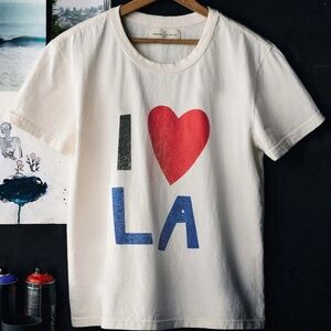 The "i ❤️ la" tee from Imogene and Willie - Size L